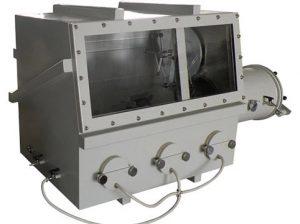 STAINLESS-STEEL LABORATORY GLOVE BOX 1160MM WIDTH